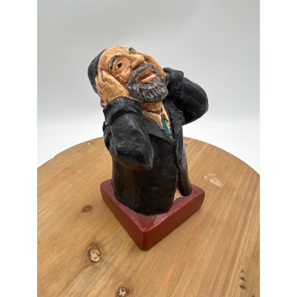 David Kaplan “Rabbi” 1969 Plaster Sculpture